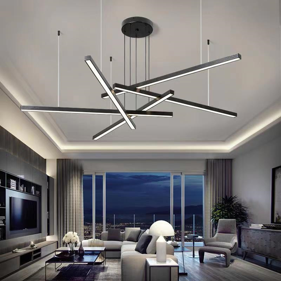 Office Technician - Modern Minimalist LED Pendant Light Golden/Black