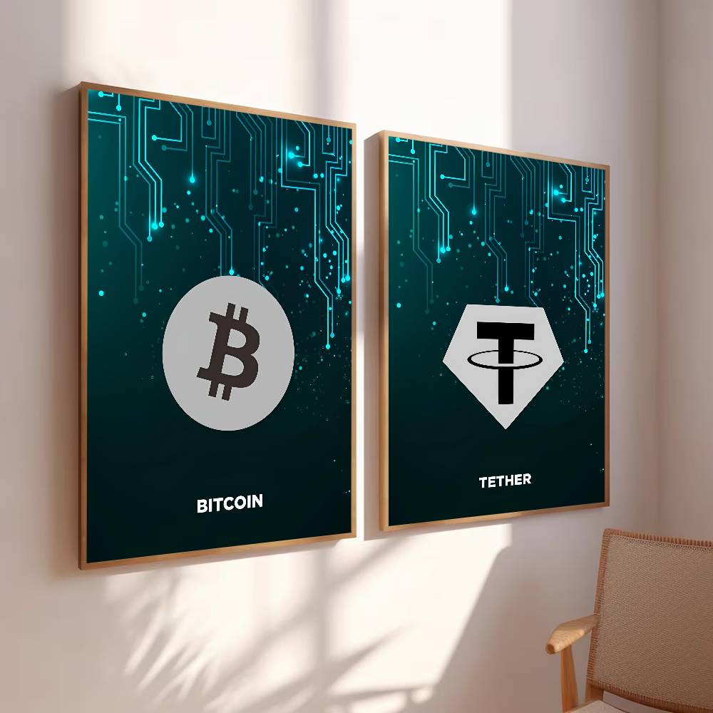 Tech Circuit Crypto Symbol Pos - Office And Tech 评论和价格