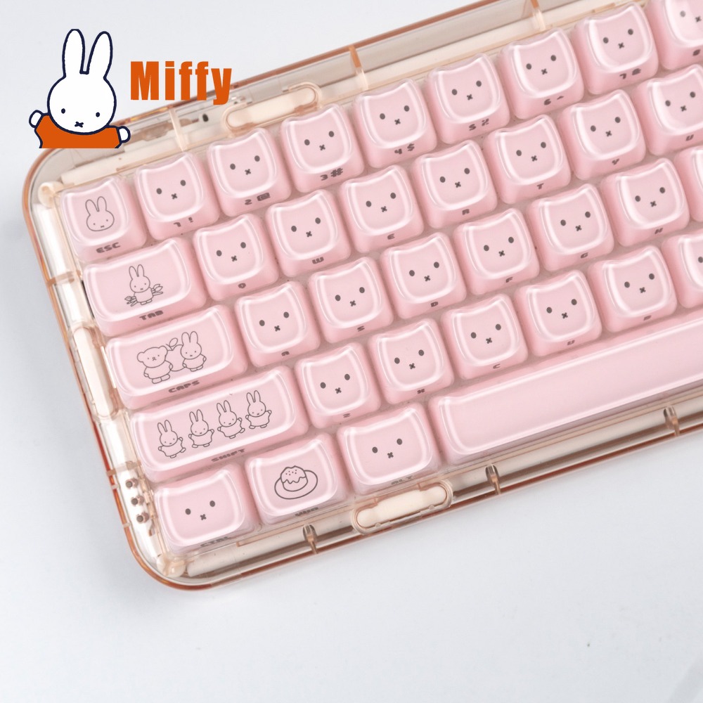 Kawaii Miffy Keycaps Cute Rabb - Tech For Office 评论和价格