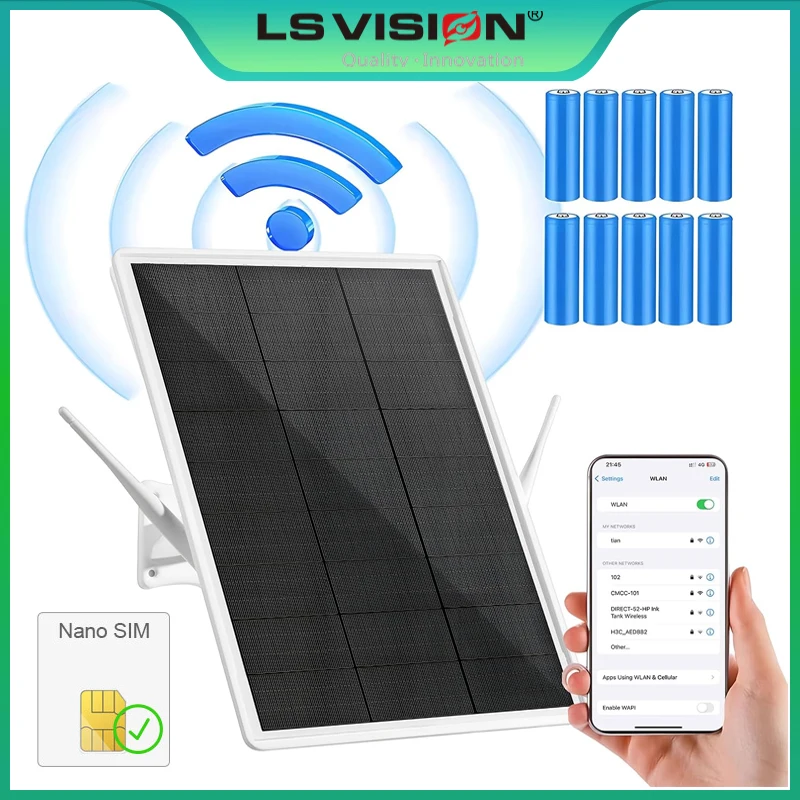 LS VISION Solar 4G LTE Modem R - 4G Lte Router Sim 评论和价格