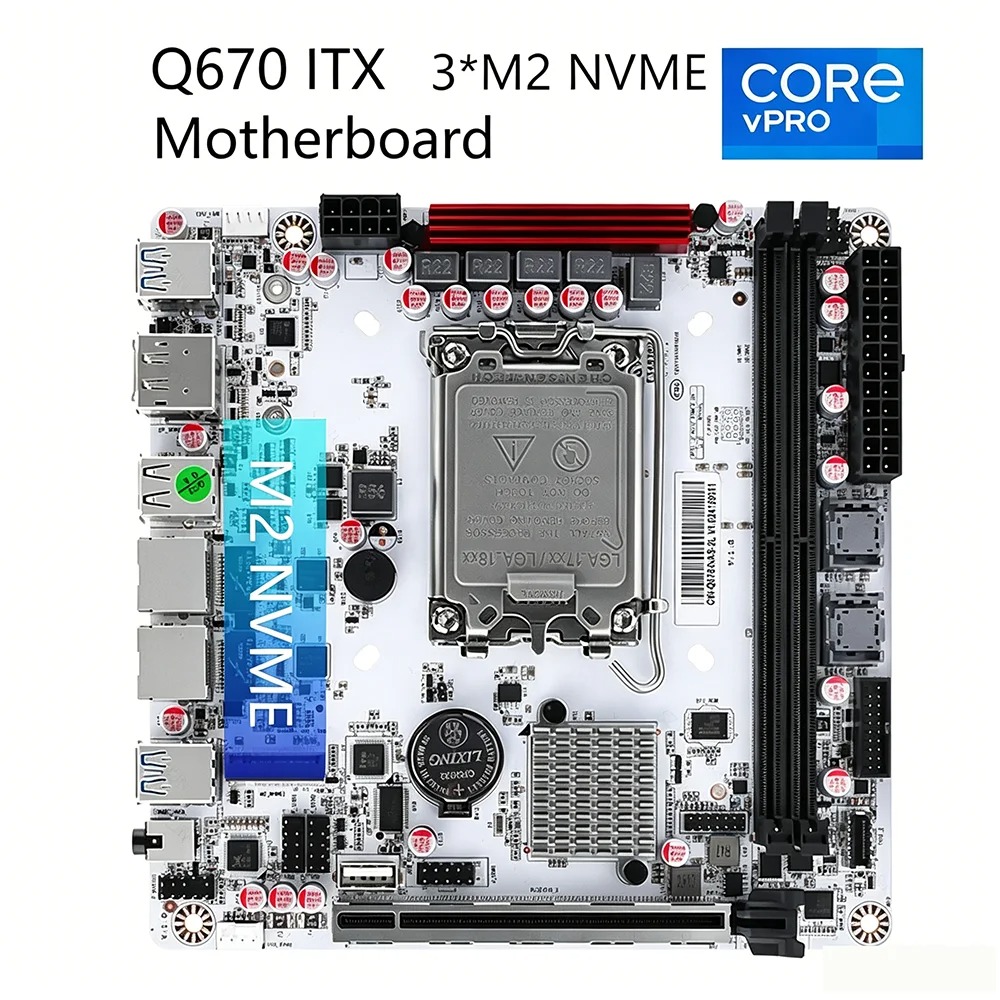 Q670 ITX NAS Motherboard Kit,  - Office Tech Products 评论和价格