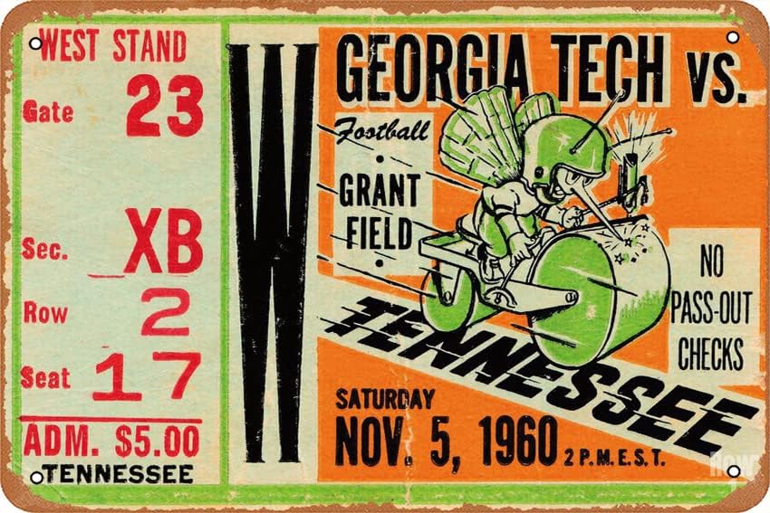 1960 GEORGIA TECH VS. TENNESSE - Office And Tech 评论和价格