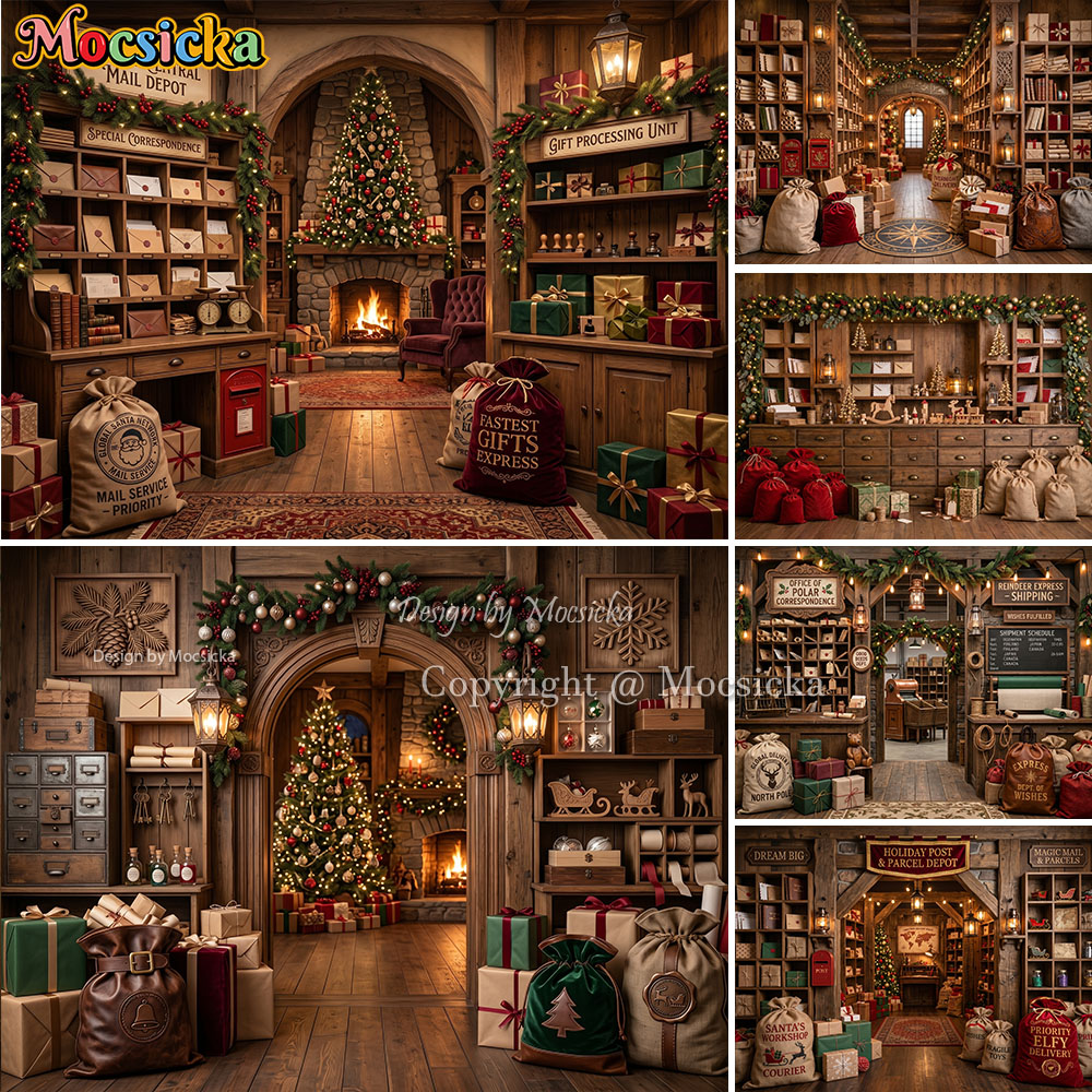 Mocsicka Christmas Post Office - Office Tech Background 评论和价格