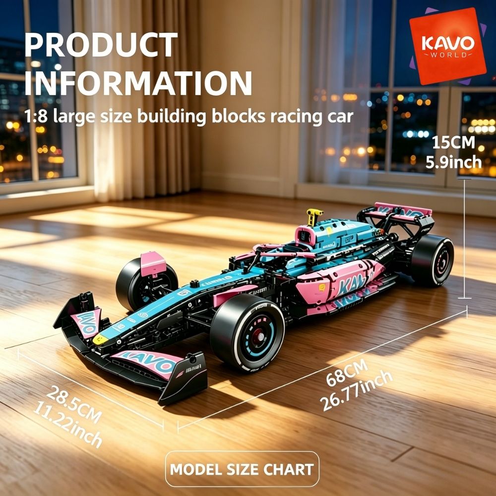 KAVOWORLD 1:8 Pink-blue Formul - Office Tech Products 评论和价格