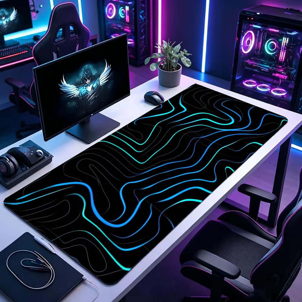 Large XXL Gaming MousePad Desk - Office Tech Background 评论和价格